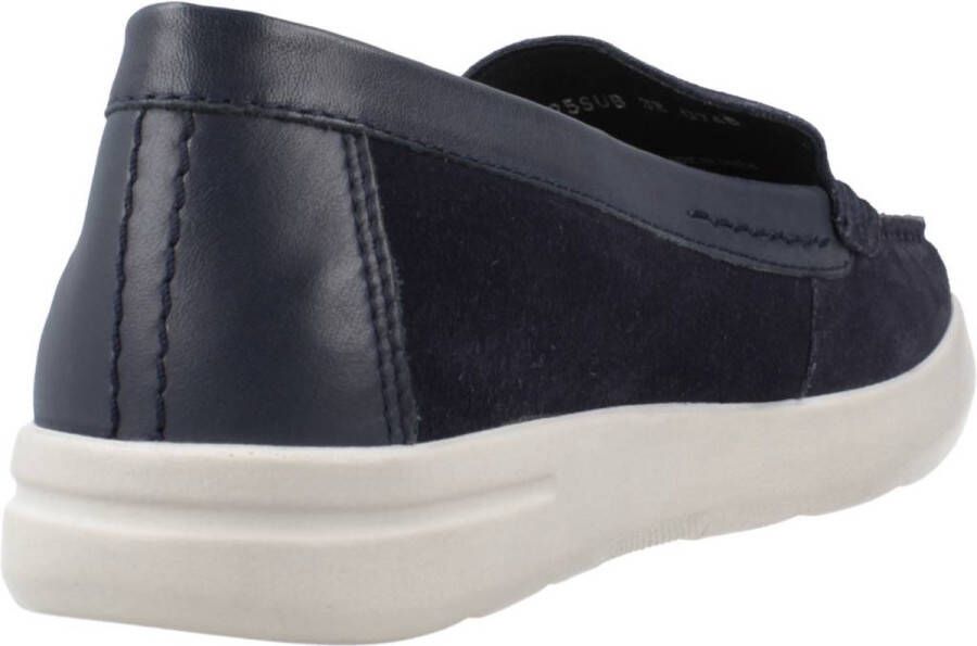 Geox Stijlvolle Comfortabele Loafers voor Vrouwen Blue Dames