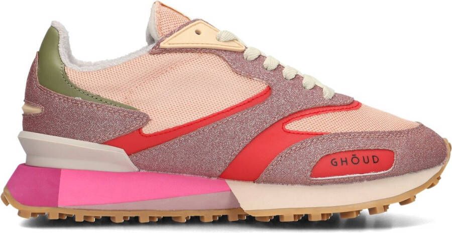 GHOUD Lage Sneakers Dames Starlight Groove Maat: 36 Materiaal: Leer Kleur: Roze