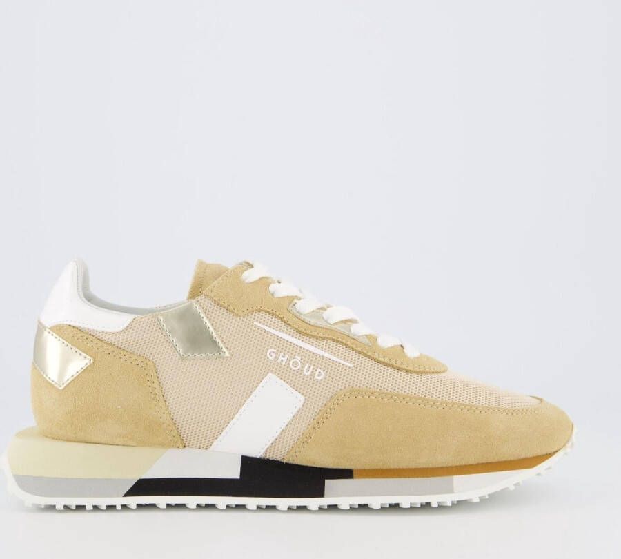 Ghoud Rush_Multi Low Wommesh Sneakers Beige Dames