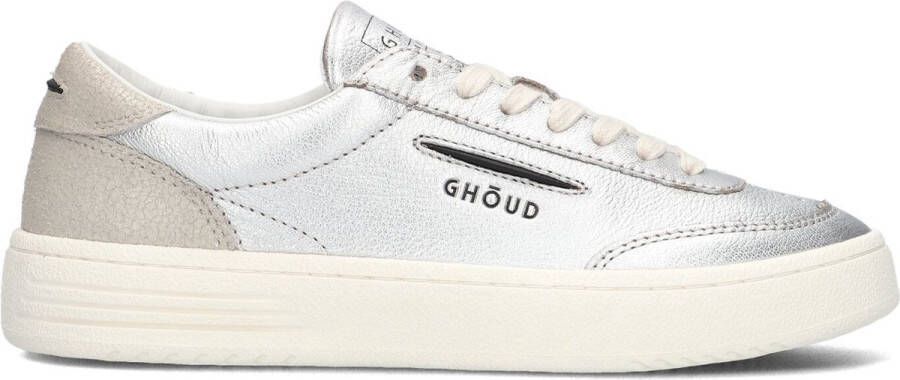 GHOUD Lage Sneakers Dames Lido Maat: 41 Materiaal: Leer Kleur: Zilver