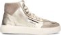 Ghoud Met Mid Sneaker Sneakers Leren Sneaker Dames Goud - Thumbnail 1