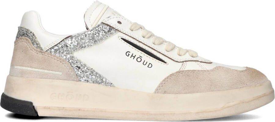 GHOUD Lage Sneakers Dames Tweener Brushed Low Maat: 40 Materiaal: Leer Kleur: Wit