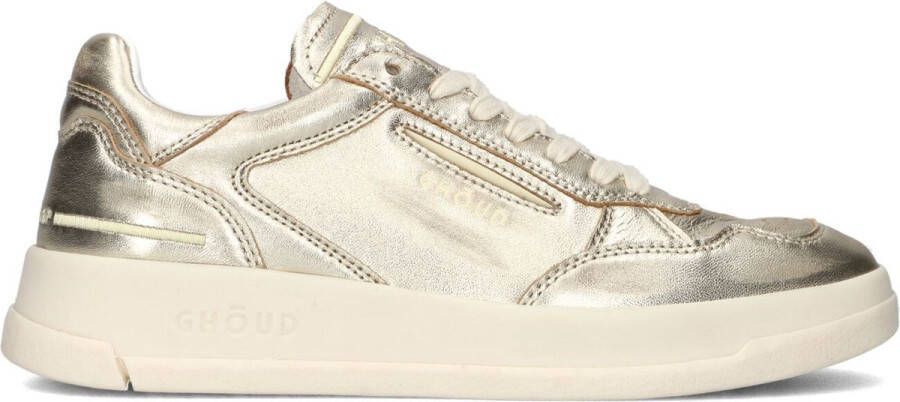 GHOUD Lage Sneakers Dames Tweener Brushed Low Maat: 37 Materiaal: Leer Kleur: Goud