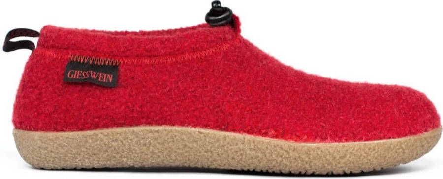 Giesswein VENT Volwassenen Dames pantoffels Kleur Rood