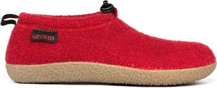 Giesswein VENT Volwassenen pantoffels Kleur Rood