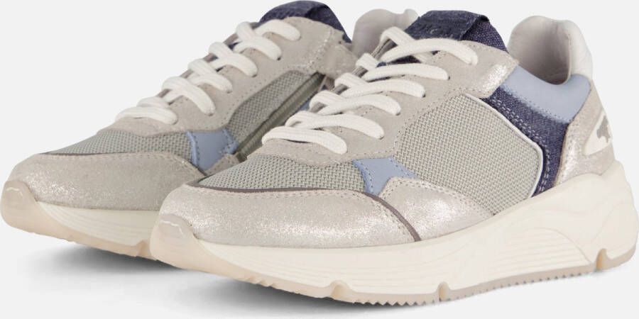 Giga Moon Mist Sneakers zilver Leer Dames