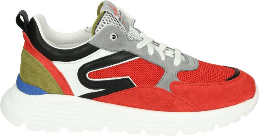 Giga Shoes G4111 Kinderen Lage schoenenJongensKindersneakers Rood