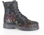 Giga Shoes G4200-B46 meisjes veterboots zwart - Thumbnail 1