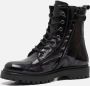 Giga G4035 Veterboots Laarzen Met Veters Meisjes Kids Zwart - Thumbnail 6