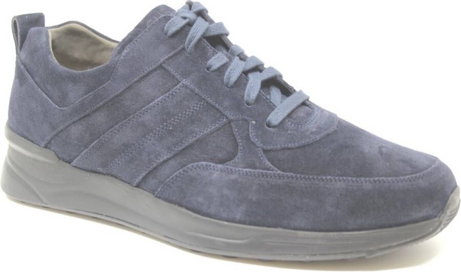 Gijs 2120 908 9328 Blauwe brede heren sneakers