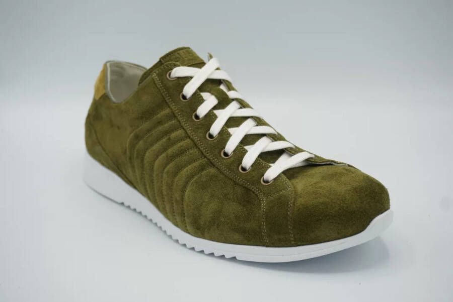 Gijs 2122 Khaky groene sneaker Kleur Groen)