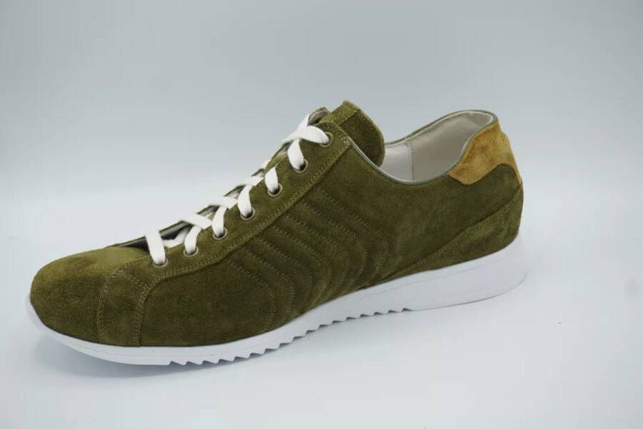 Gijs 2122 Khaky groene sneaker Kleur Groen)