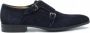 Giorgio Amalfi Schoen Monk Strap Navy Schoen cm Suede Heren Gespschoenen Double monk strap - Thumbnail 2