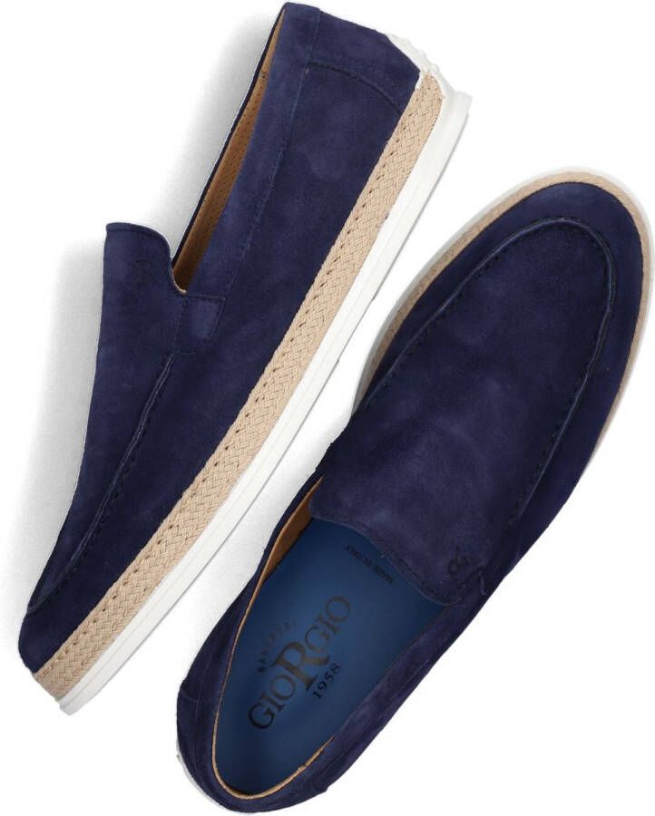 Giorgio 78282 Loafers Instappers Heren Blauw