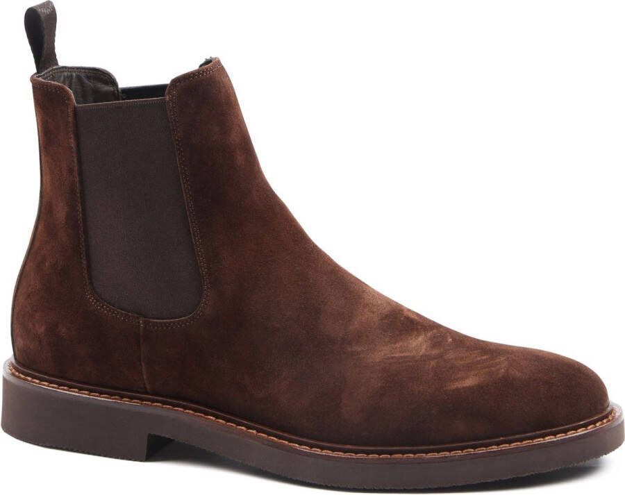 Giorgio Boy Chelsea Boots Bruin Suede Leer Heren