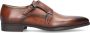 Giorgio Scandicci Schoen Monk Strap Bruin Schoen cm Leer Heren Gespschoenen Double monk strap - Thumbnail 2