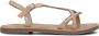 Gioseppo Witte Romeinse Leren Sandalen Beige Dames - Thumbnail 2