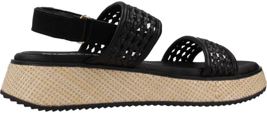 Gioseppo Cloverland Wedgesandalen Zwart Vrouw