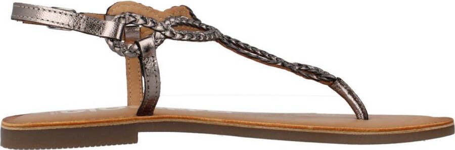 Gioseppo Stijlvolle Platte Sandalen voor Vrouwen Gray Dames