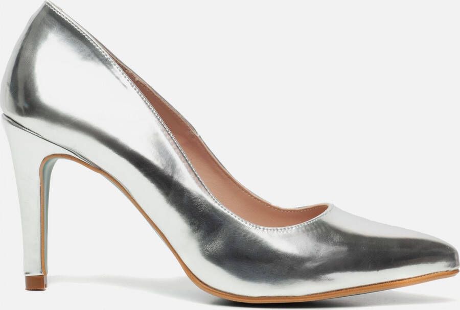 Giulia Pumps Zilver Imitatieleer 140307 Dames Kunstleer