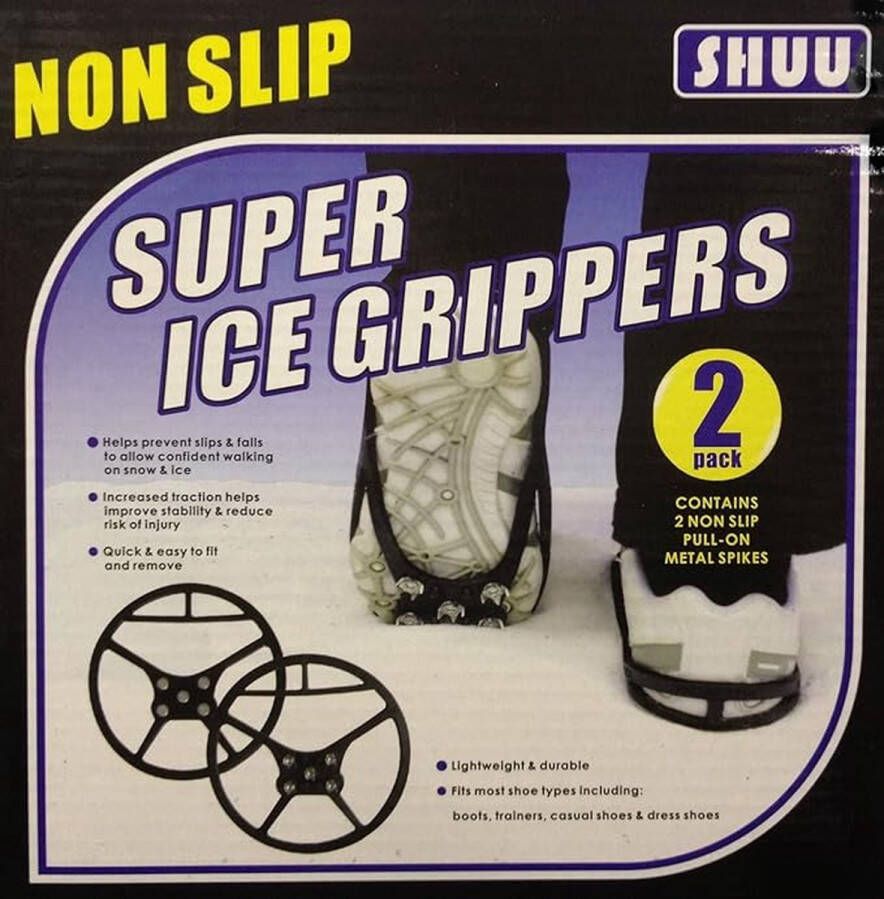 Anti slip grip ijs gripzolen sneeuw gripzolen