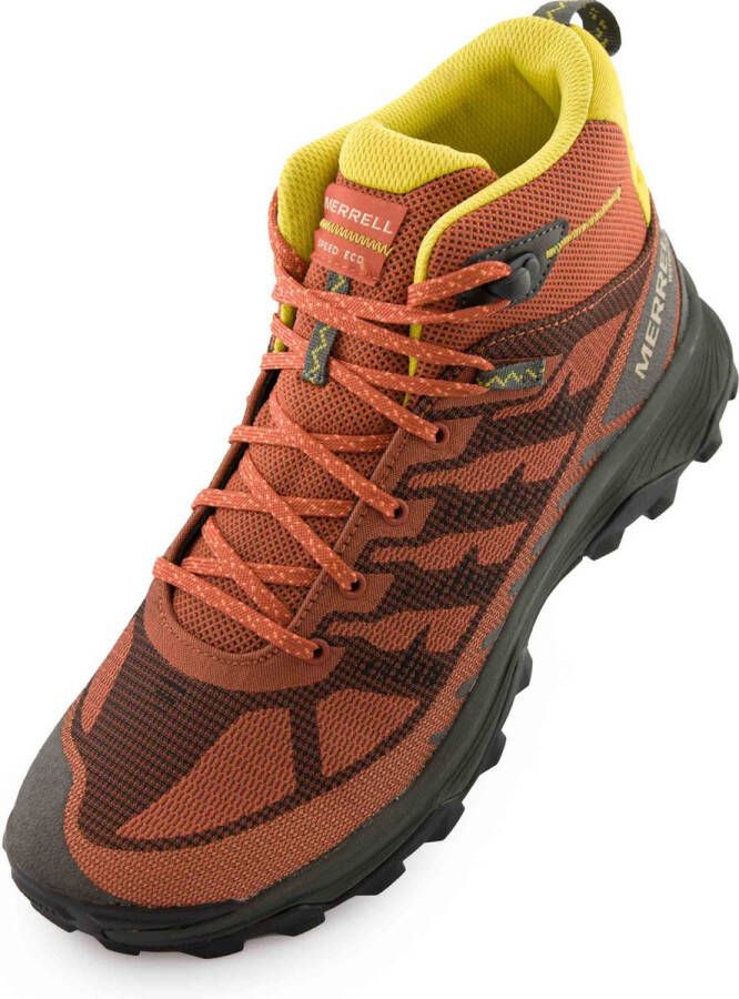 Merrell Speed Eco Mid WP Waterproof Heren Wandelschoenen Trekking laarzen Oranje J037545