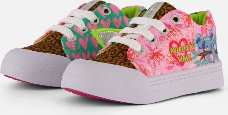 Go Banana's Go Bananas Koala Sneakers roze Canvas Dames