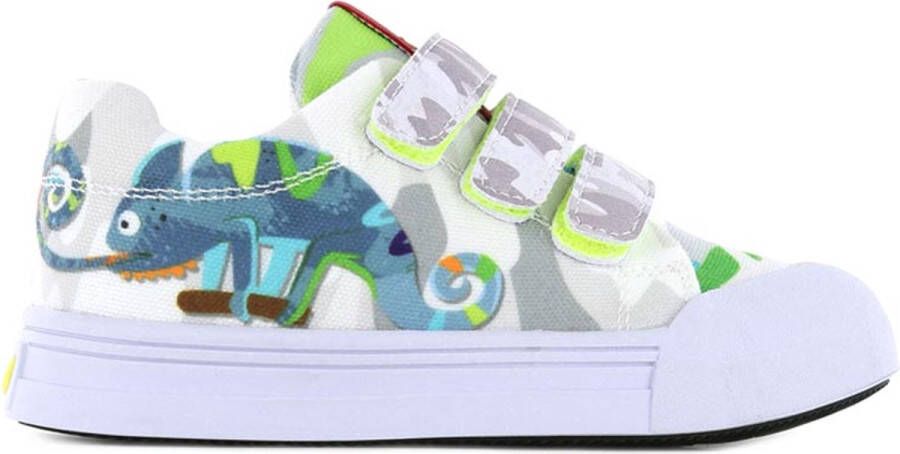 Go Banana's Sneakers Jongens Grey Blue Canvas Go Banana'