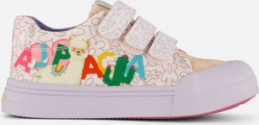 Go Banana's Sneakers Meisjes Alpaca Print Canvas Go Banana'