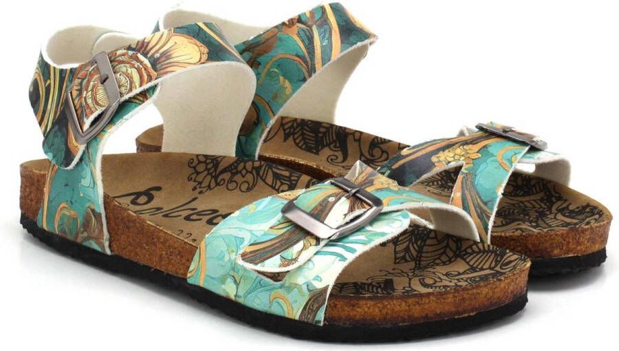 GOBY Abstract Sandalen Slippers Hoge kwaliteit Handmade