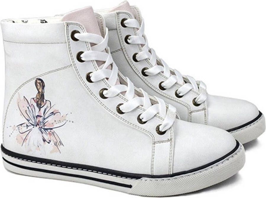 GOBY Ballet Charm Sneakers Handgemaakt Vegan Elegante Ballerina Design