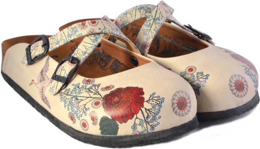 GOBY Birds Clogs Slippers -Hoge kwaliteit Handmade