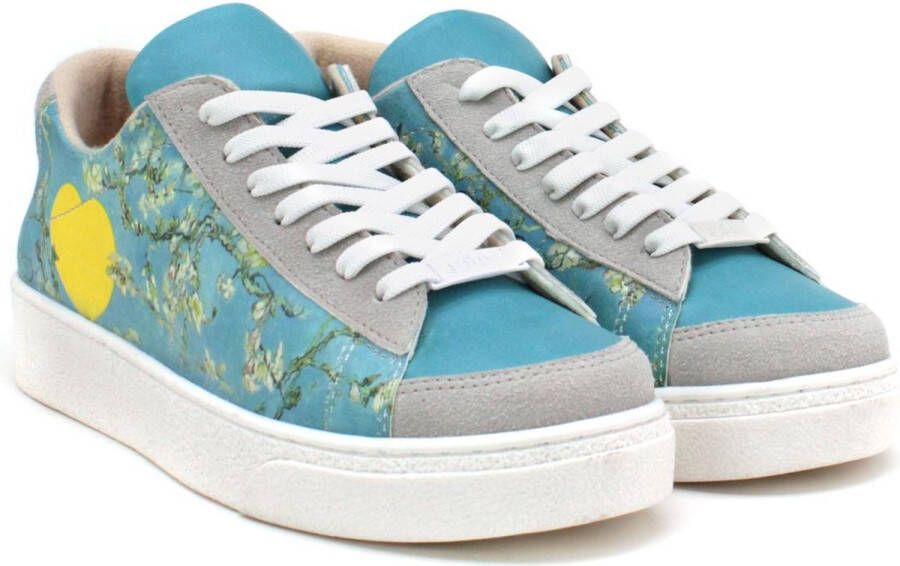 GOBY Bloemen Op Tak Sneakers Schoenen Hoge kwaliteit Handmade