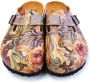 GOBY Bloemen Patroon Clogs Slippers Hoge kwaliteit Handmade - Thumbnail 2