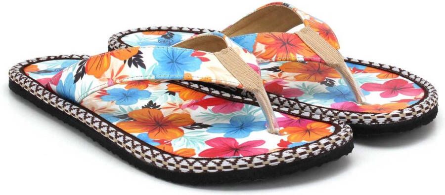 GOBY Bloemen Sandalen Slippers Hoge kwaliteit Handmade