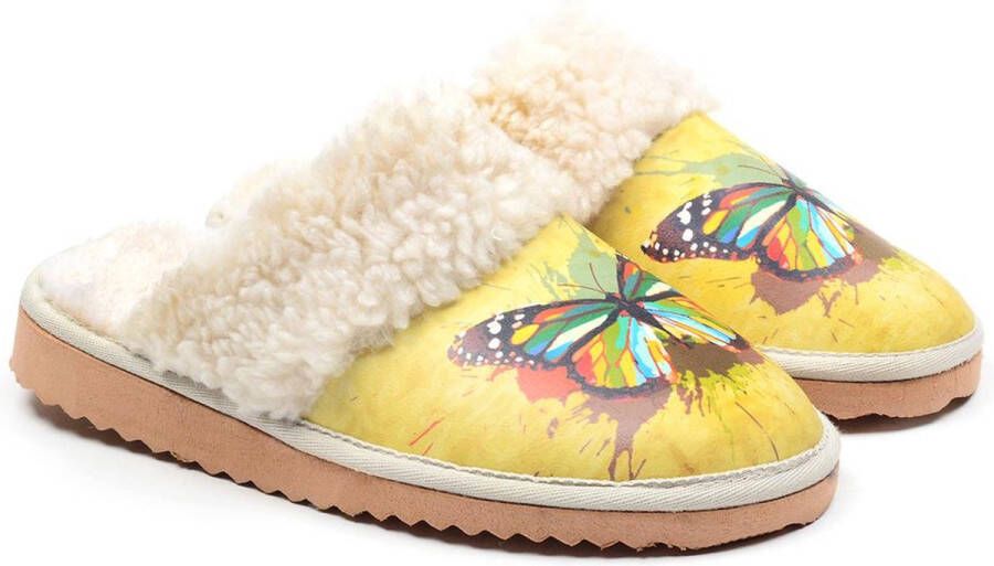 GOBY Butterfly Dames Pantoffels Anti-slip Handgemaakt Premium Kwaliteit