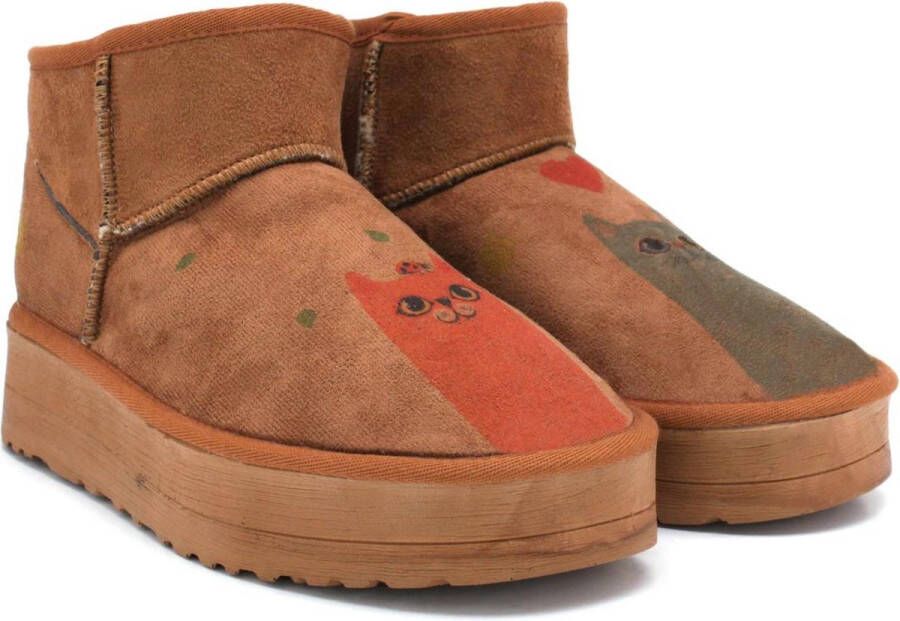 GOBY Cats Enkellaarsjes Damesboots Laarzen Hoge kwaliteit Handmade