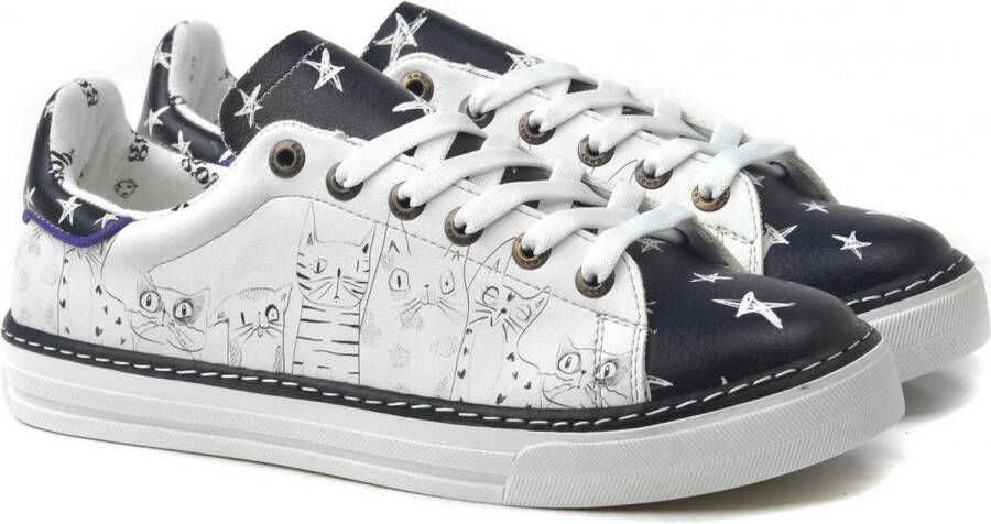 GOBY Cats Schoenen Sneakers Hoge kwaliteit Handmade Meisjesprint