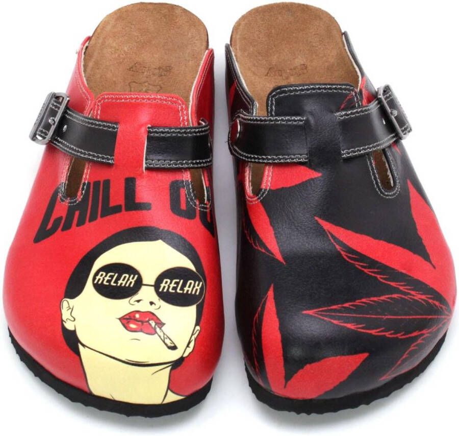 GOBY Chill Out Clogs Dames Handgemaakt Premium Kwaliteit