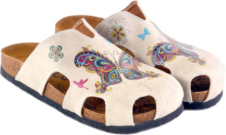 GOBY Clogs met Butterfly Handgemaakt Premium Kwaliteit