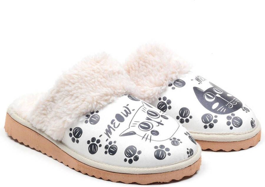 GOBY Clogs met Meow Cats Handgemaakt Hoge Kwaliteit