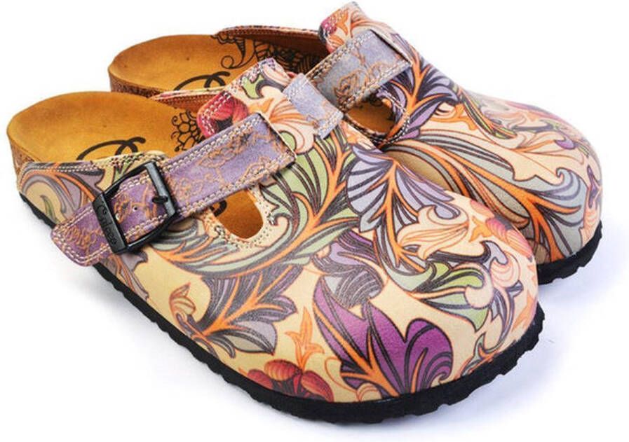 GOBY Bloemen Patroon Clogs Slippers Hoge kwaliteit Handmade