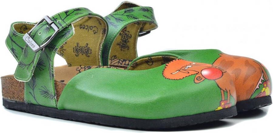 GOBY Clown Cow Clogs Handgemaakt Premium Kwaliteit