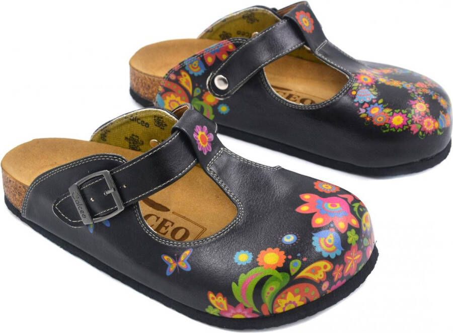 GOBY Colorful Flowers Clogs Slippers Hoge kwaliteit Handmade