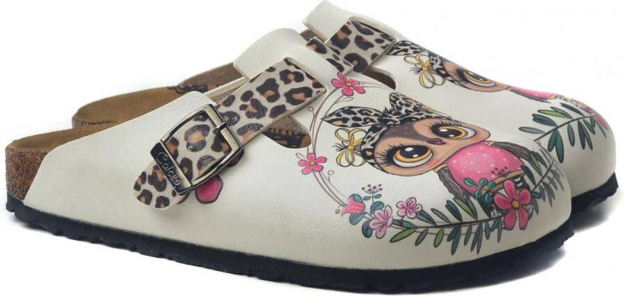 GOBY Cute Owl Clogs Handgemaakt Premium Kwaliteit