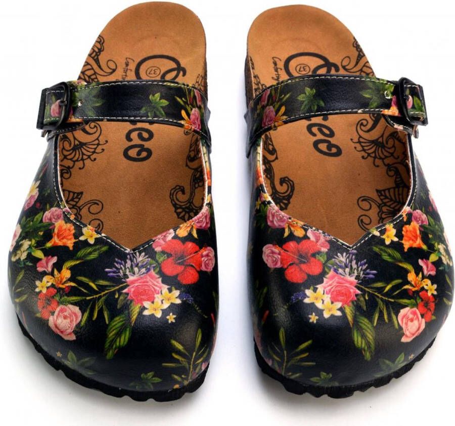 GOBY Different Flowers Clogs Slippers Hoge kwaliteit Handmade