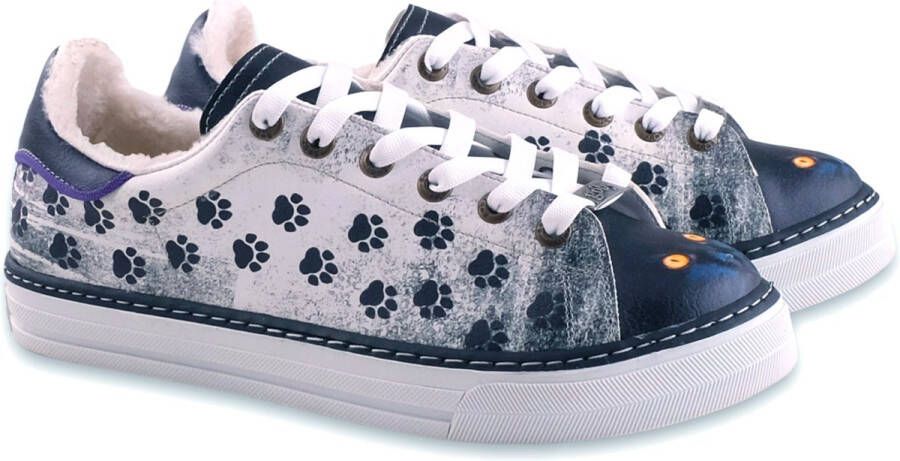 GOBY Dog Paws Schoenen Sneakers Hoge kwaliteit Handmade Meisjesprint