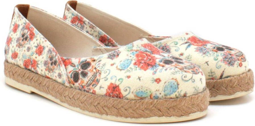 GOBY Doodskop Ballerinas Flats Hoge kwaliteit Handmade Meisjesprint