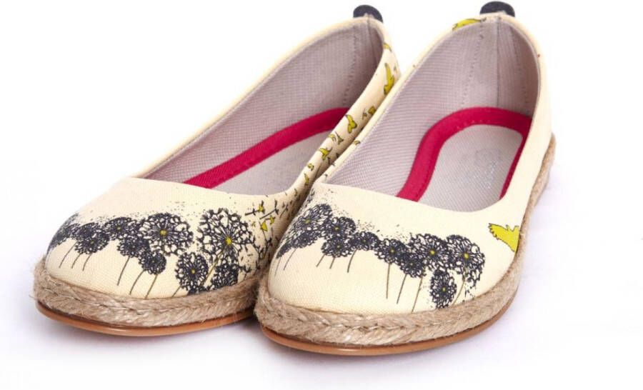 GOBY Flowers Ballerinas Sneakers Hoge kwaliteit Handmade Meisjesprint