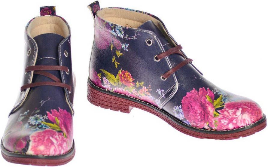 GOBY Flowers Boots Handgemaakt Premium Kwaliteit